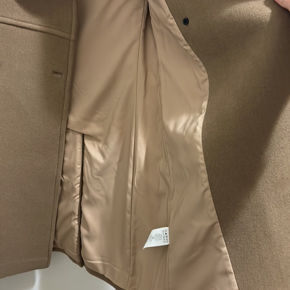 NEW Michael Kors Double Breasted Wool Coat with removable faux fur collar - Picture 9 of 12